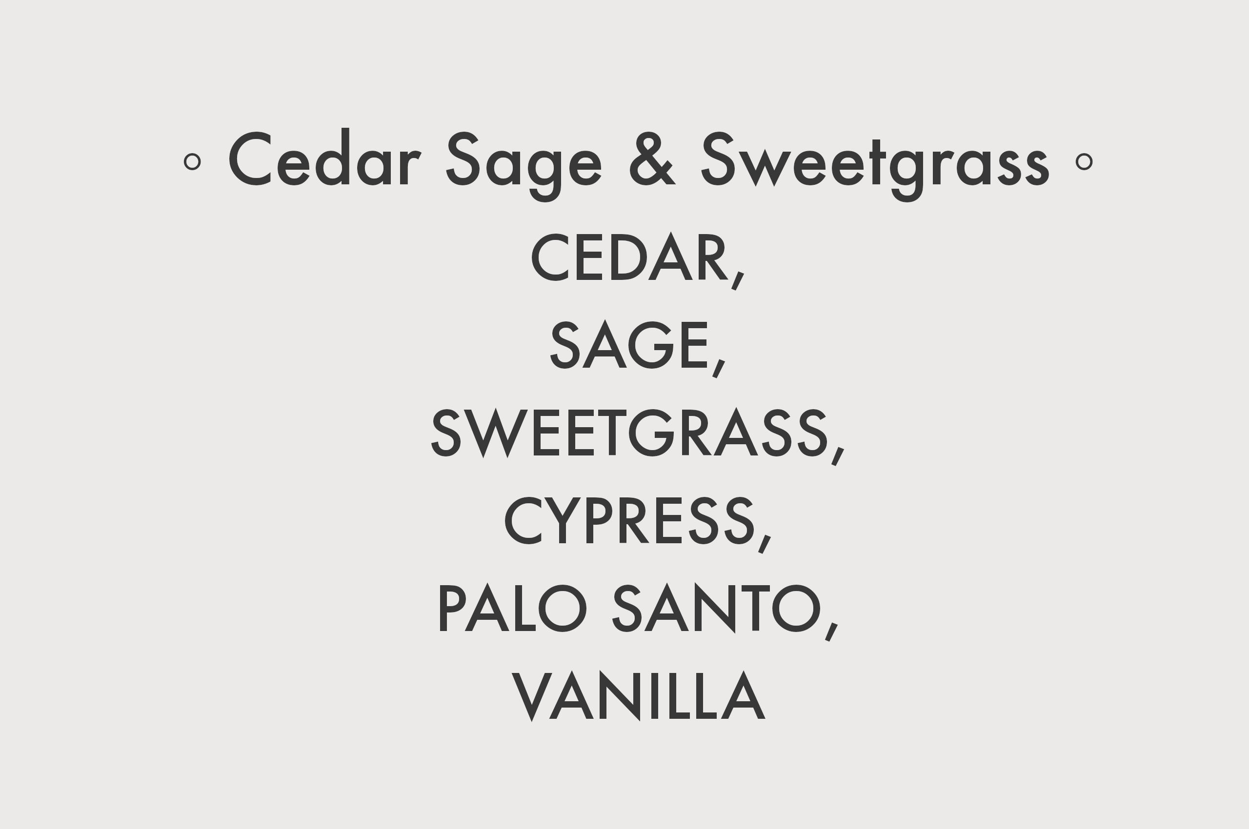 Cedar Sage & Sweetgrass Soy Candle Soy Candle Splash N Go Farm